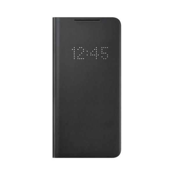 Original LED Smart View Flip-Telefonhülle für Samsung Galaxy S21+ S21 Plus LED Wallet Cover For Galaxy S21 Plus schwarz von Joom DACH