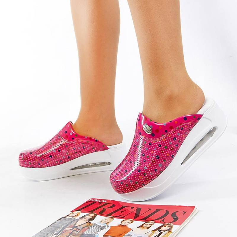 Orthopädische Medizinische Hausschuhe Krankenschwester Arzt Zahnarzt Krankenhaus Clogs Qualität Flip Flpps Bequeme Schuhe Arbeitssandalen Frauen Rutschfeste Rutsche 39 antike fuchsie von Joom DACH