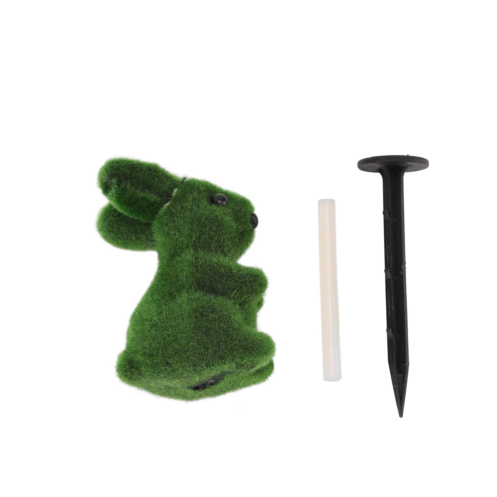 Ostern Grün Hase Figur mit Gartenstecker Künstliche Grüne Kaninchen Statue Gartendekorativ von Joom DACH