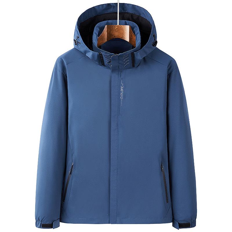 Outdoor Dünne Jacke Paar Bergsteigen Wandern Casual Jacke Neue Große Größe Overalls Frühling und Herbst Männer 5XL von Joom DACH