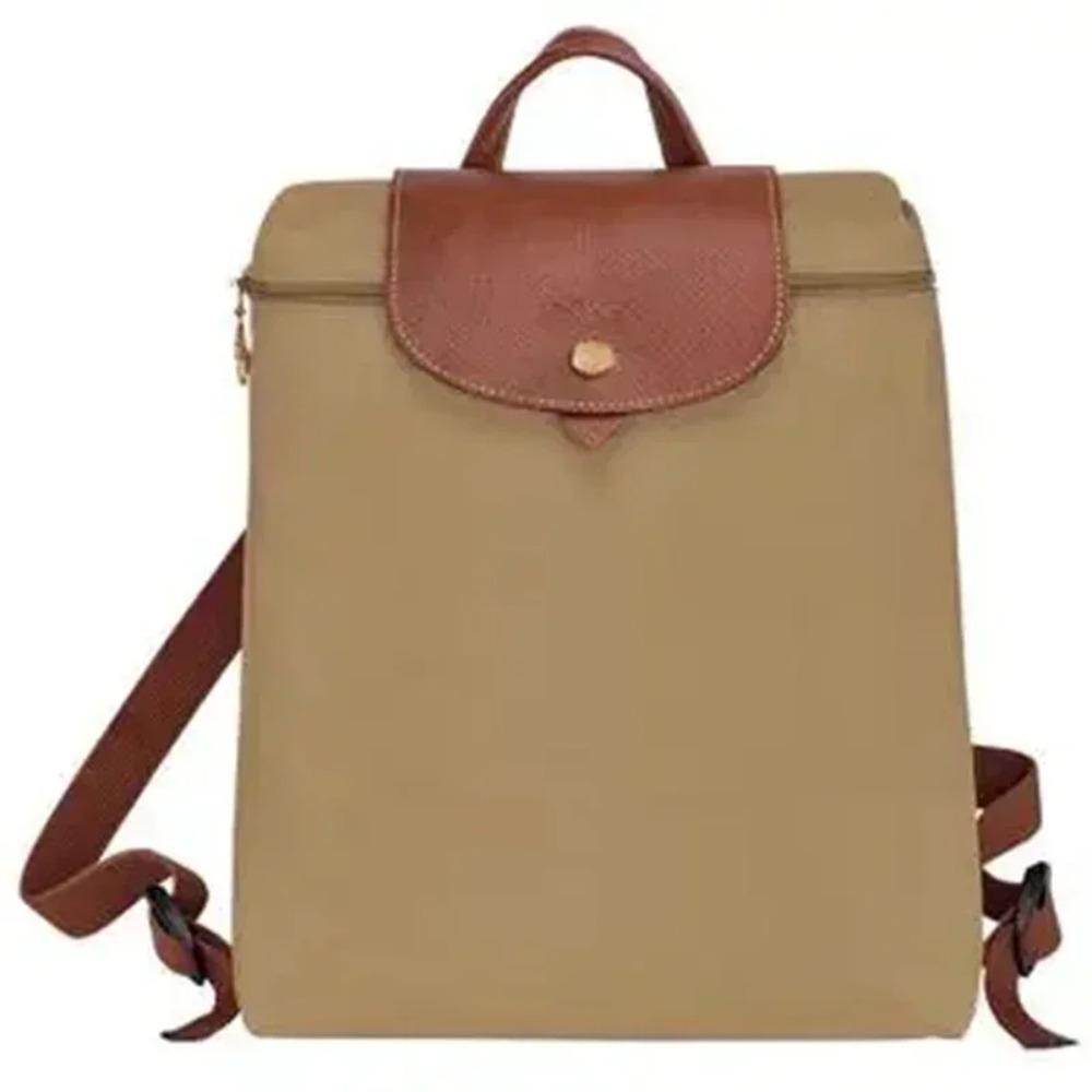 Outdoor-Freizeitrucksack Verstellbare Träger Damen-Schultasche Faltbare wasserdichte vielseitige Rucksäcke Kosmetik-Organizer-Taschen khaki von Joom DACH