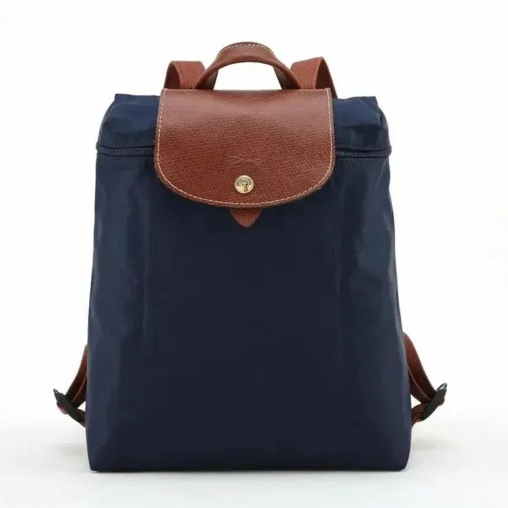 Outdoor-Freizeitrucksack Verstellbare Träger Damen-Schultasche Faltbare wasserdichte vielseitige Rucksäcke Kosmetik-Organizer-Taschen navy blau von Joom DACH