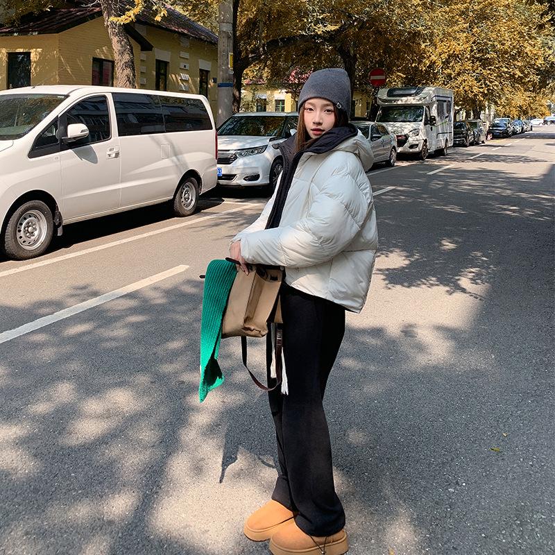 Outdoor Kurz Kapuzen Damen Verdickte Baumwollgepolsterte Jacke Kurz Winddicht Winter Senden Sie ein Kleid zum Mehr Tragen. XL von Joom DACH