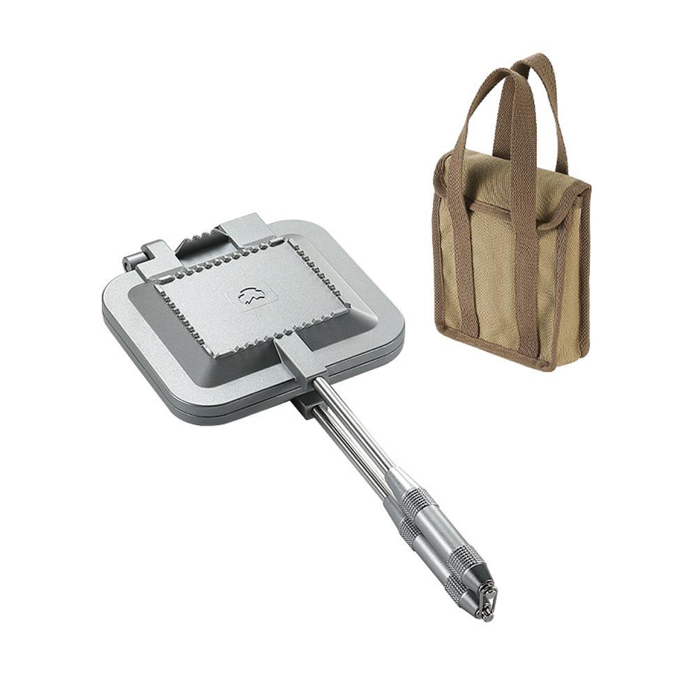 Outdoor-Muffin-Sandwich-Backform mit abnehmbarem Griff, multifunktionale Camping-Picknick-Frühstücksklemme with storage bag von Joom DACH