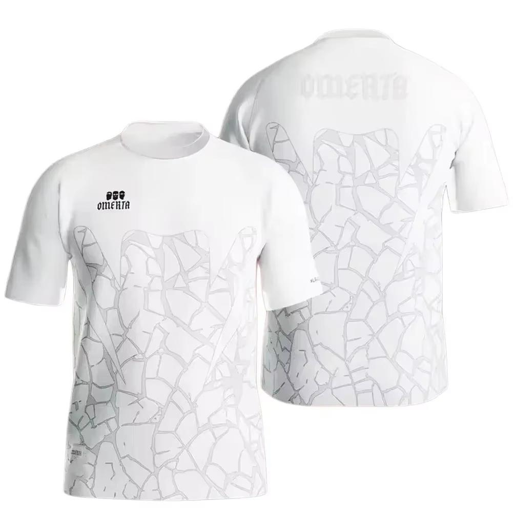 Outdoor Omerta Boxing Fans Sommer 3D-gedruckte Motorrad-Sportbekleidung Größe 47 Herren Top Atmungsaktives Weiches Schnelltrocknendes T-Shirt M von Joom DACH