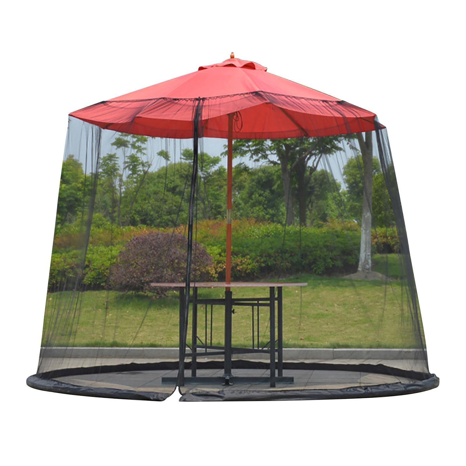 Outdoor Patio Regenschirm Mesh Abdeckung Polyester Sonnenschirm AntiBugs Netting Bildschirm von Joom DACH