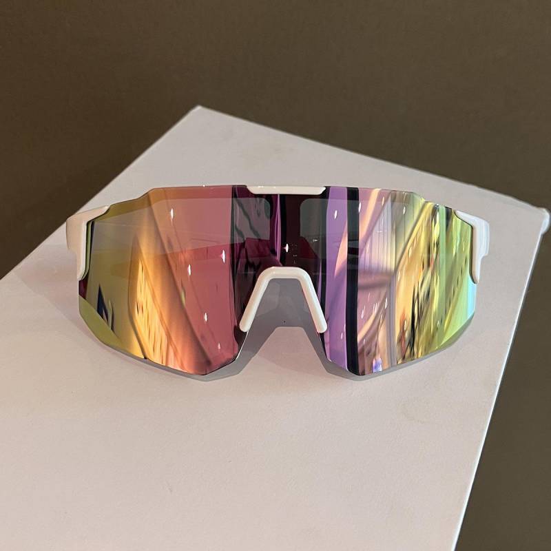 Outdoor Sport Goggle Sonnenbrille Frauen Vintage Sonnenbrille Beliebte Punk Skifahren Winddicht Shades rosa von Joom DACH