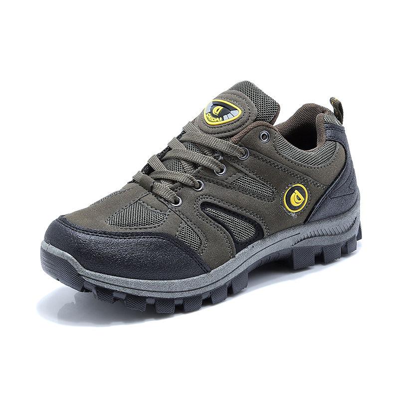 Outdoor-Wanderschuhe Damen Leichte wasserdichte Wanderschuhe Atmungsaktive rutschfeste verschleißfeste Laufsportschuhe 38 dunkelgrüne von Joom DACH