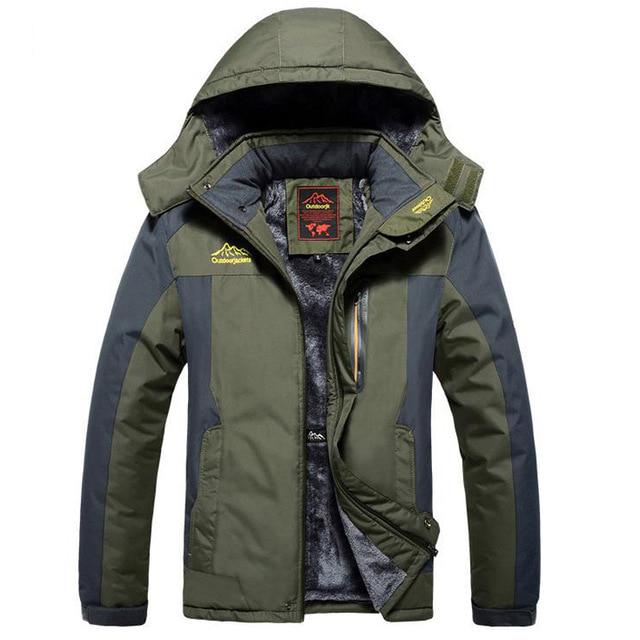 Outdoor Winter Fleece Militär Jacken Männer Wasserdichte Outwear Parka Herren Windjacke Warm Regenmantel Mantel XL armee grüne Outdoor Winter Fleece Militär Jacken Männer Wasserdichte Outwear Parka Herren Windjacke Warm Regenmantel Mantel XL armee grüne von Joom DACH