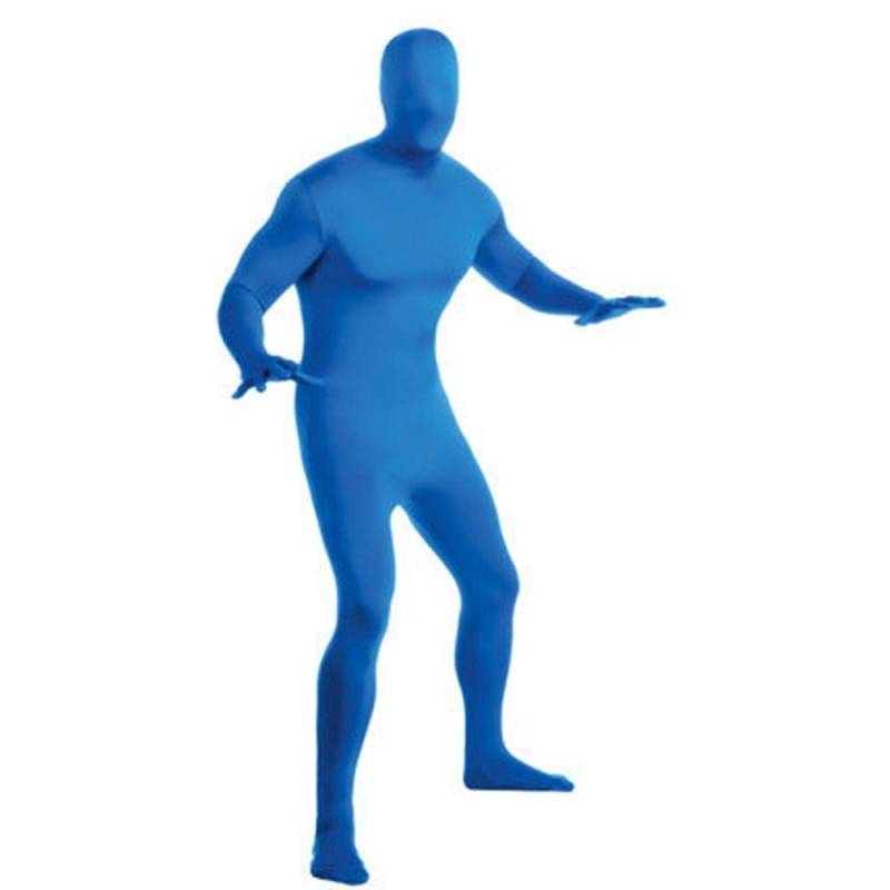 Overall Ganzkörperanzug Spandexanzug Hautenger Bodysuit Performance Kind Erwachsener Zentai Mädchen M blau von Joom DACH