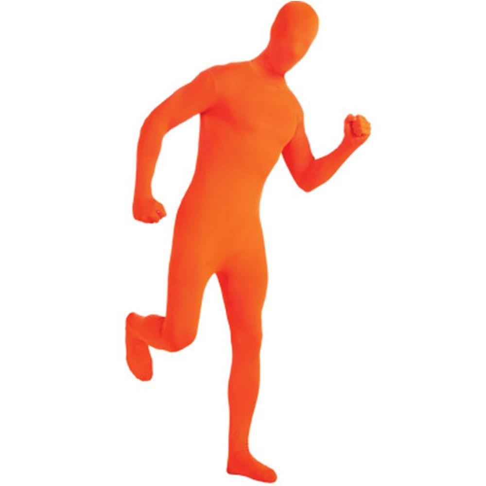 Overall Ganzkörperanzug Spandexanzug Hautenger Bodysuit Performance Kind Erwachsener Zentai Mädchen S orange von Joom DACH