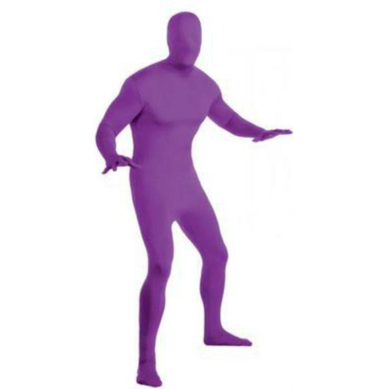 Overall Ganzkörperanzug Spandexanzug Hautenger Bodysuit Performance Kind Erwachsener Zentai Mädchen XL violett von Joom DACH