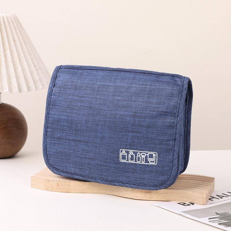 Oxford-Gewebe Männer Business tragbare Aufbewahrungstasche Toilettenartikel Organizer Frauen Kosmetiktasche wasserdicht hängen Reise Waschbeutel 1PCS navy blau von Joom DACH