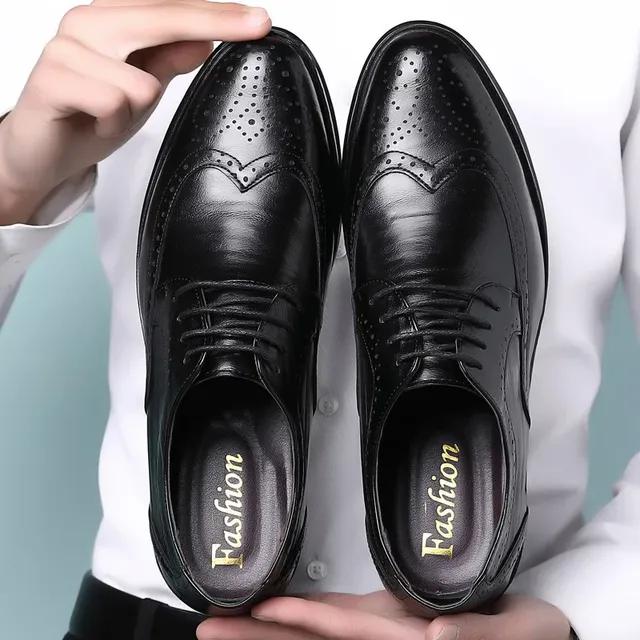 Oxford Schuhe Echtes Kalbsleder Brogue Abendschuhe Klassische Business Formelle Schuhe Herren 43 schwarz Oxford Schuhe Echtes Kalbsleder Brogue Abendschuhe Klassische Business Formelle Schuhe Herren 43 schwarz von Joom DACH