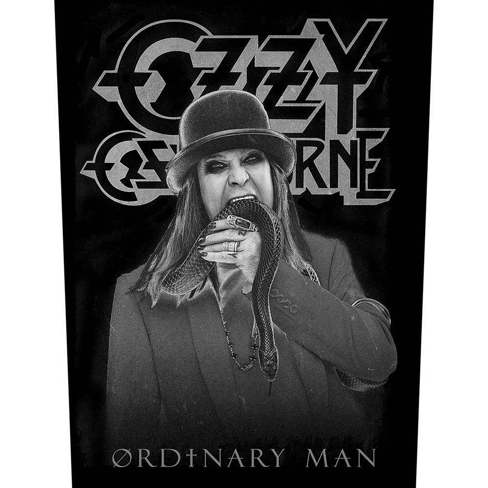Ozzy Osbourne Ordinary Man Aufnäher 36cm x schwarz/grau von Joom DACH