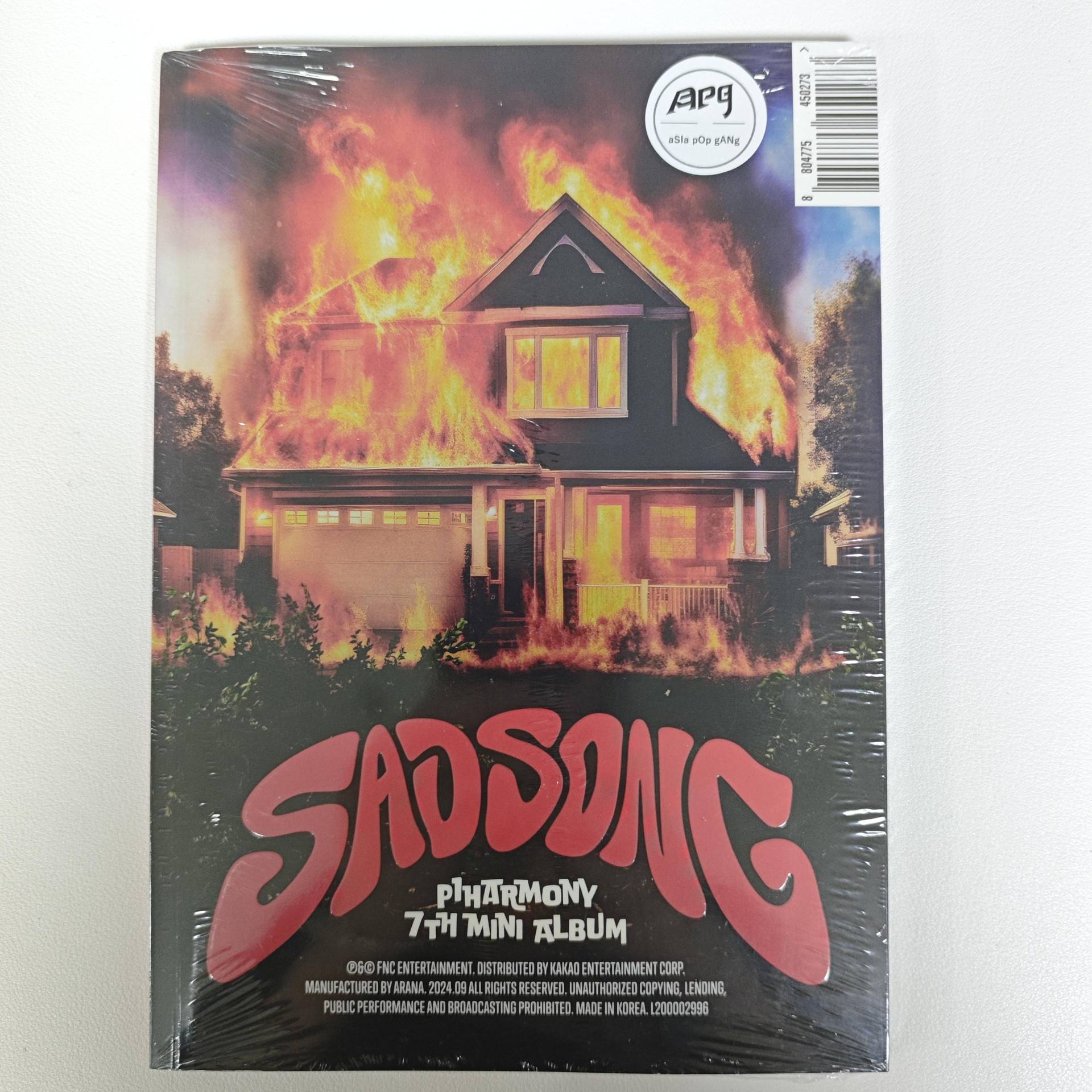 P1HARMONY – [SAD SONG] 7. Mini-Album, Sticker von AsiaPopGang als Geschenk Ver.S von Joom DACH