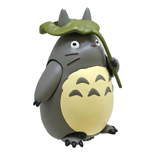 PBC-15B Pullback-Sammlung Mein Nachbar Totoro Großer Totoro mit Blatt-Regenschirm von Joom DACH