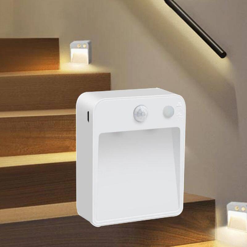 PIR-Infrarot-Bewegungsmelder-Licht + immer eingeschaltetes LED-Nachtlicht, zwei Modi, Erkennung des menschlichen Körpers, energiesparende Treppen- und Küchenbeleuchtungslampe 1PCS von Joom DACH
