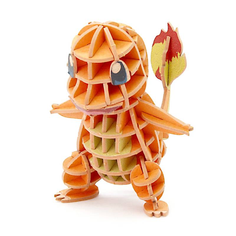 PLUS Pokemon Charmander Papier 3D 3D-Puzzle DIY-Bastelset, das jedem Spaß macht, von Grundschülern bis zu Erwachsenen. Lernspielzeug für von Joom DACH
