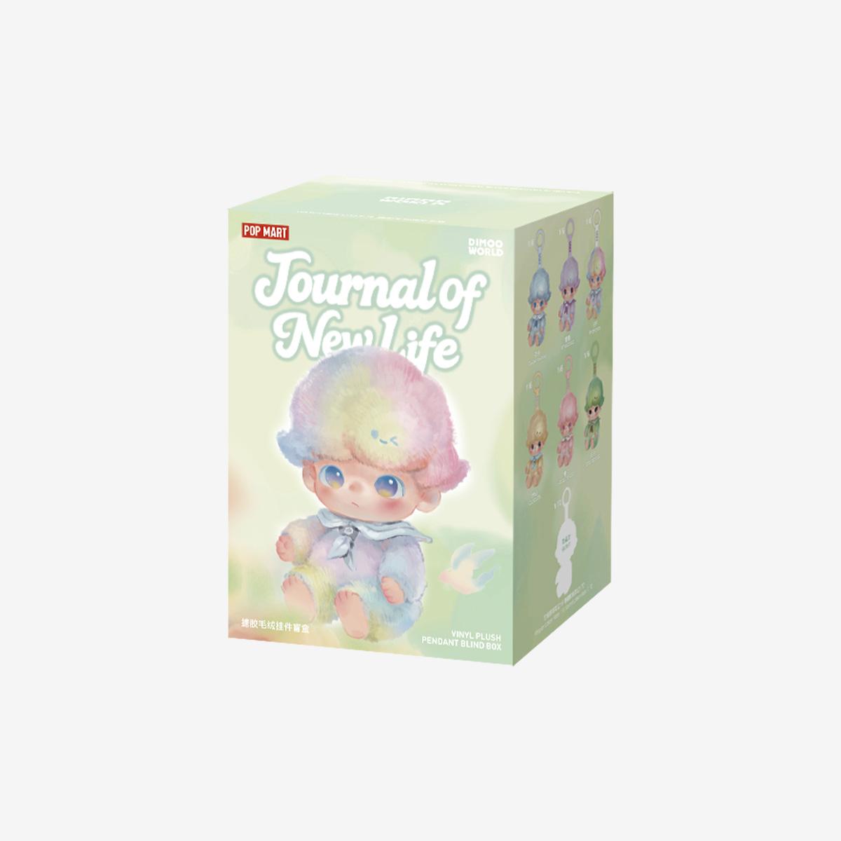 POP MART DIMOO Journal of New Life Serie-Vinyl Plüsch Anhänger Blind Box (Einzelpackung / 6-teiliges Set) von Joom DACH