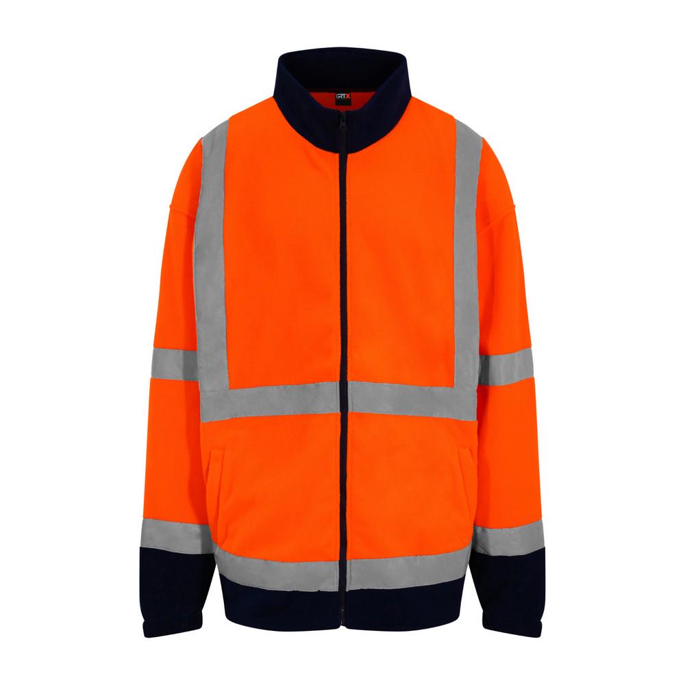 PRO RTX High Visibility Herren-Fleece mit durchgehendem Reißverschluss L orange/dunkelblau PRO RTX High Visibility Herren-Fleece mit durchgehendem Reißverschluss L orange/dunkelblau von Joom DACH
