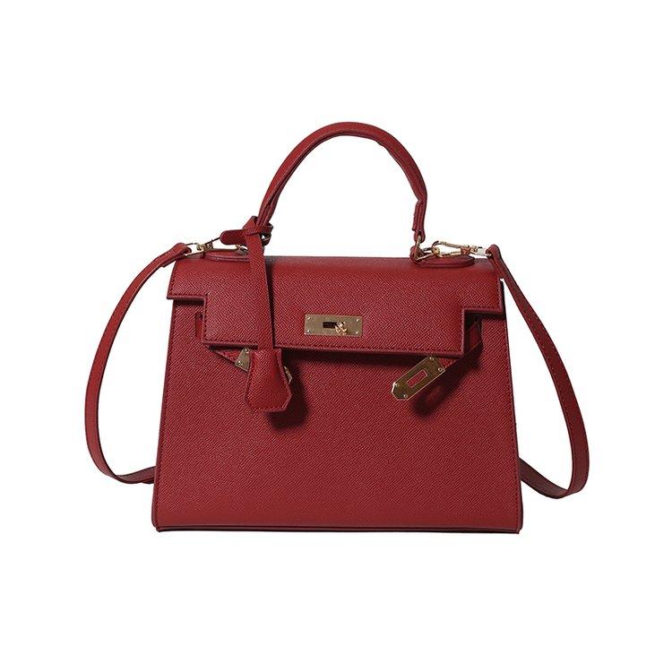 PU Mode Vielseitige Schnalle Handtasche Casual Solide Große Kapazität Schulter Tasche 2024 Heißer Verkauf frauen Licht Luxus Umhängetasche rot PU Mode Vielseitige Schnalle Handtasche Casual Solide Große Kapazität Schulter Tasche 2024 Heißer Verkauf frauen Licht Luxus Umhängetasche rot von Joom DACH