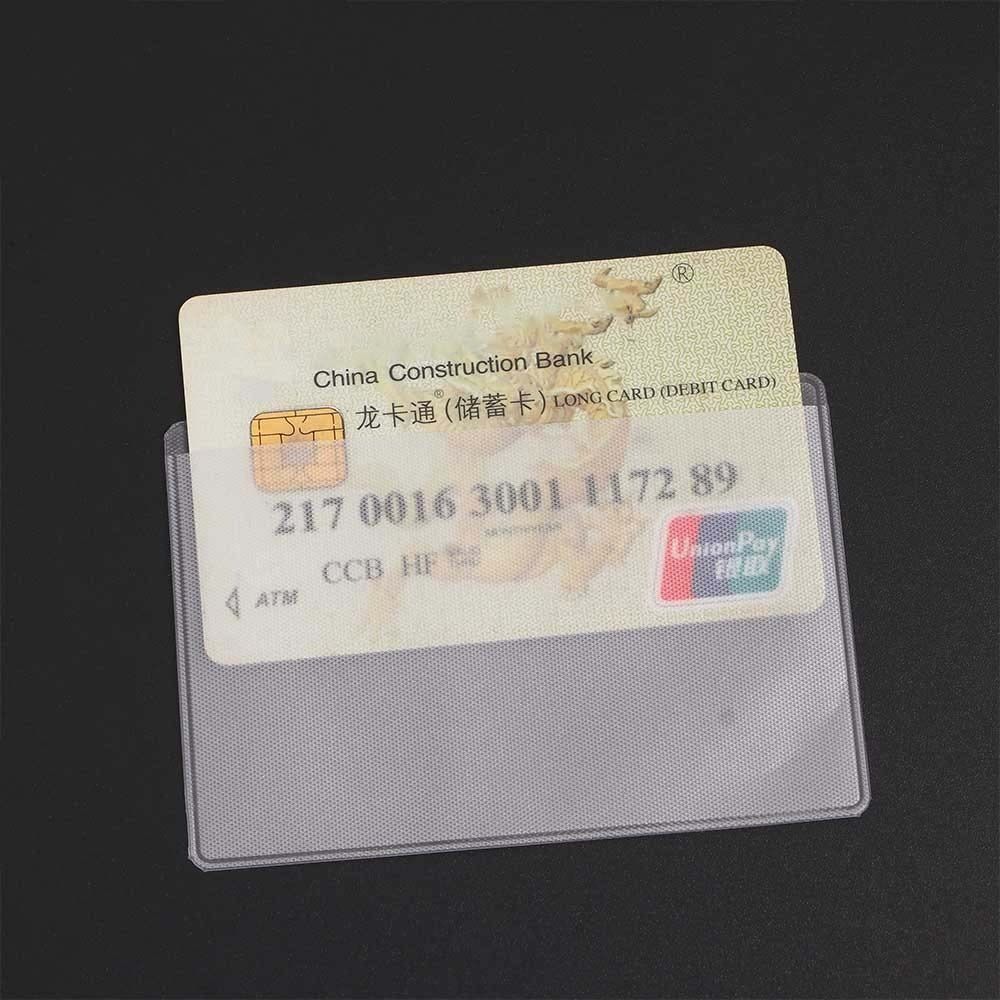 PVC-Schutz für Kreditkarten, wasserdichtes Kartenetui, Kartenhülle, Ausweishalter, Bankausweishülle 2 von Joom DACH