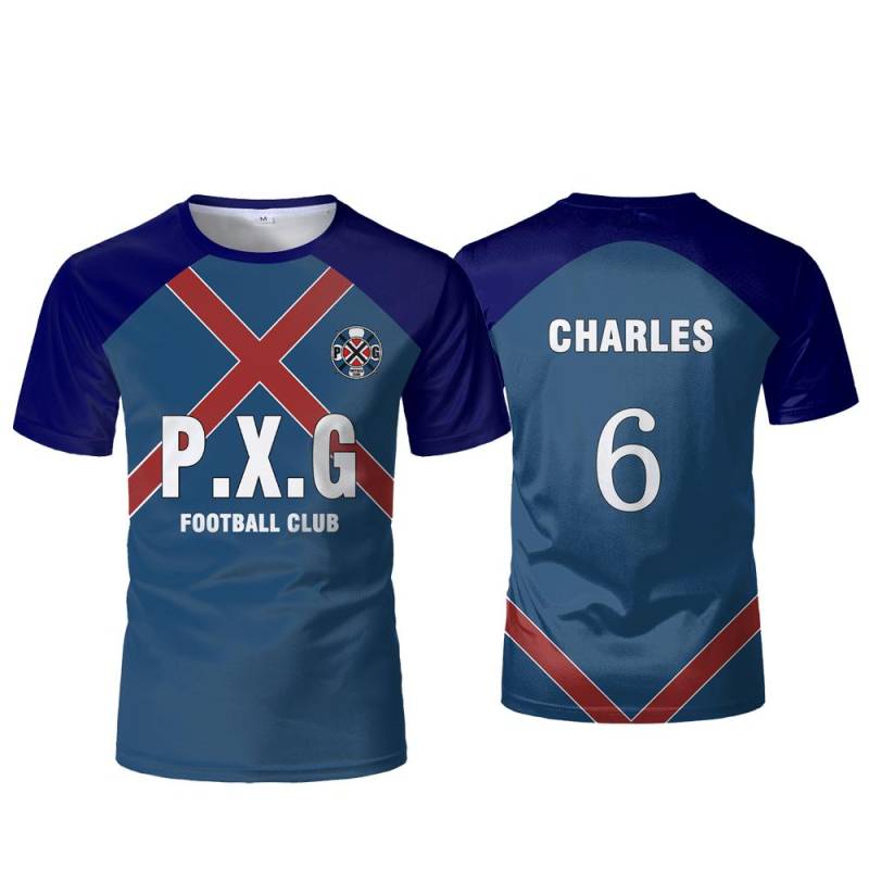 PXG Blue Lock Japanisches Anime-Trikot, Fußballuniform Nr. 9 Rin Shidou, Cosplay-T-Shirts, Freizeit-Sportoberteile für Herren und Damen L von Joom DACH