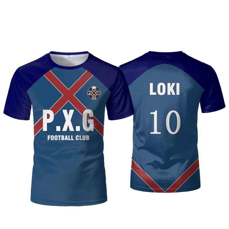 PXG Blue Lock Japanisches Anime-Trikot, Fußballuniform Nr. 9 Rin Shidou, Cosplay-T-Shirts, Freizeit-Sportoberteile für Herren und Damen M von Joom DACH