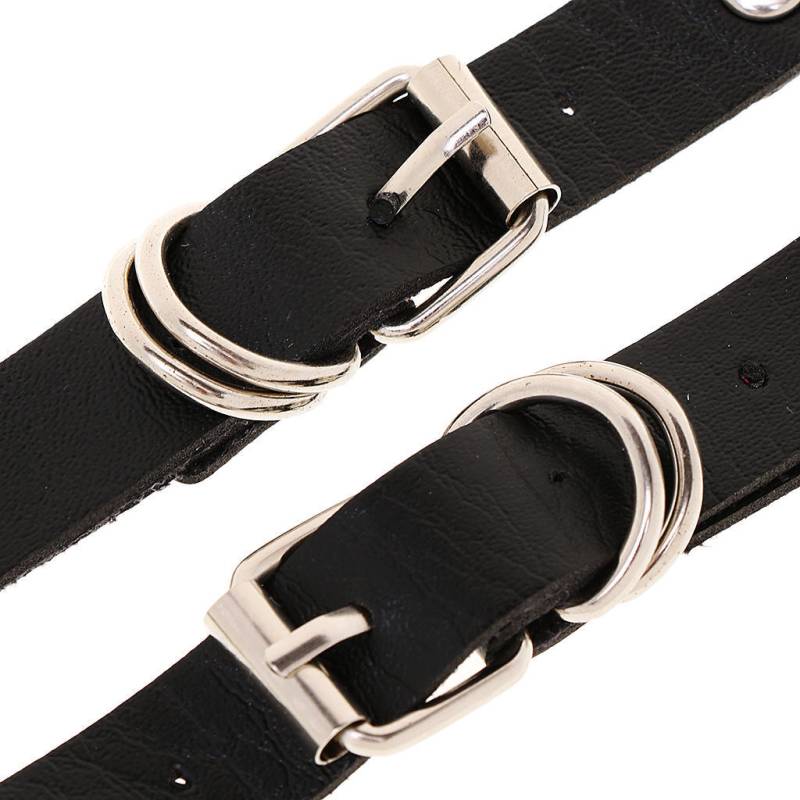 Paar Damen Beinstrumpfgürtel Punk Goth Oberschenkel Hosenträger Strümpfe Gürtelclips verstellbar von Joom DACH