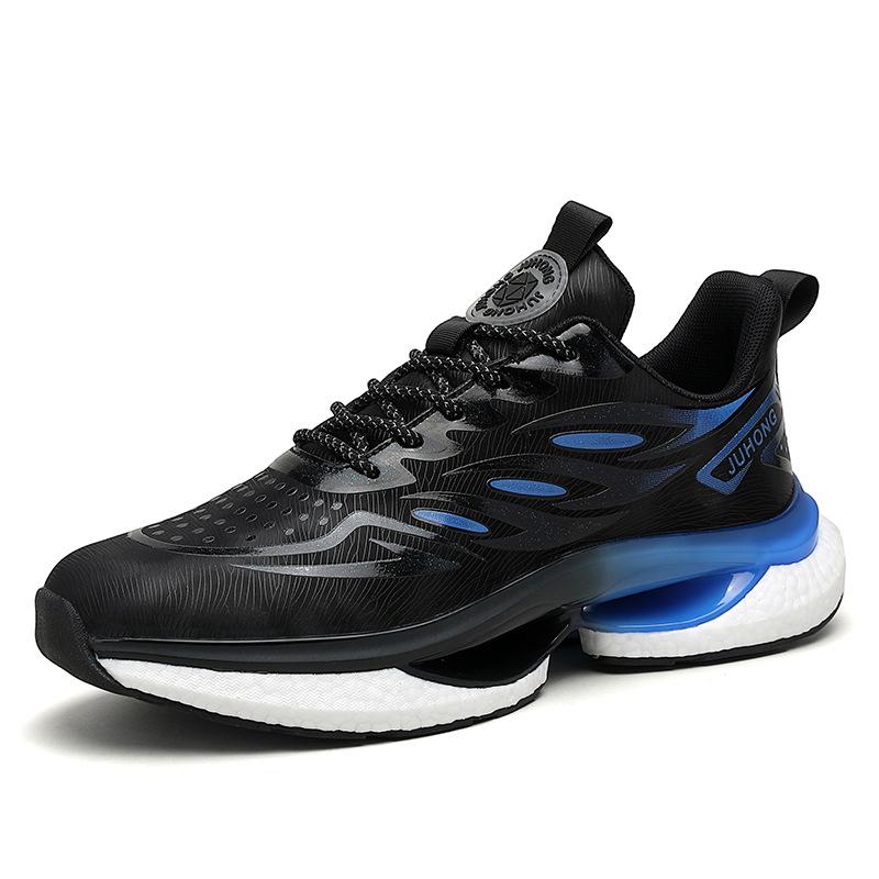 Paar-Mode Lässige Popcorn-Sneaker Herbst und Winter Leder Fluoreszierende Laufschuhe für Herren 44 von Joom DACH