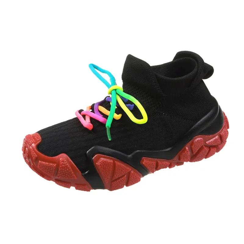 Paar gestrickte Sportschuhe Neue Vier Jahreszeiten Mode Herren Damen High Top Kokosnuss Schuhe Outdoor Laufschuhe Freizeitschuhe Weich 44 von Joom DACH