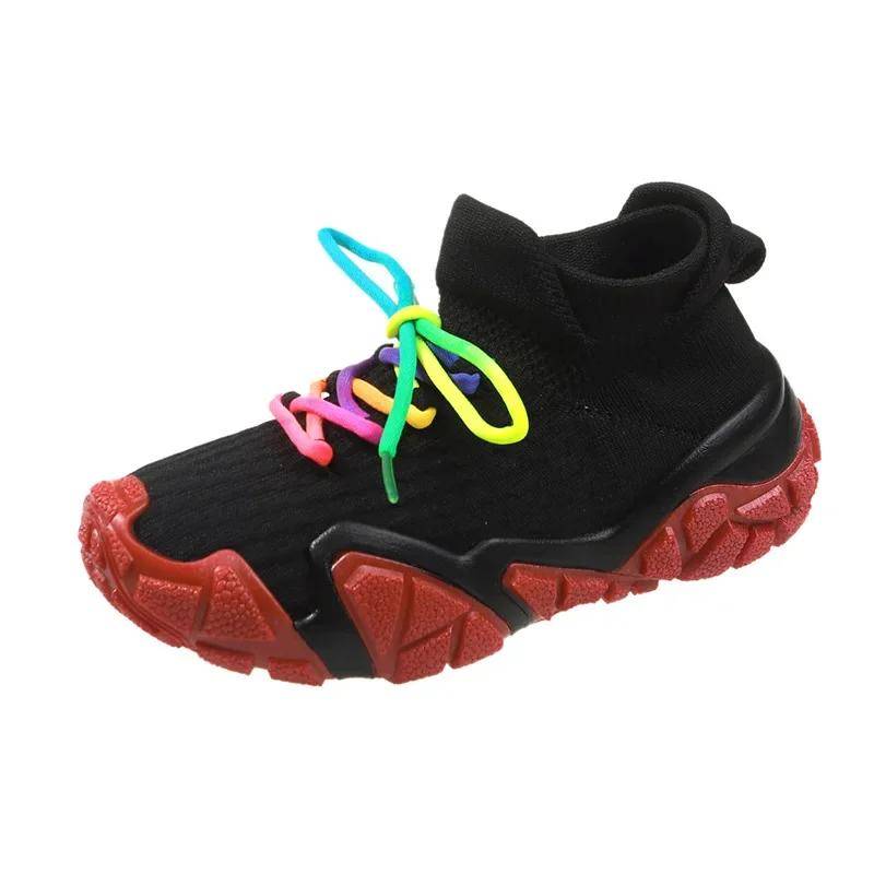 Paar gestrickte Sportschuhe Neue Vier Jahreszeiten Mode Herren Damen High Top Kokosnuss Schuhe Outdoor Laufschuhe Freizeitschuhe Weich 44 von Joom DACH