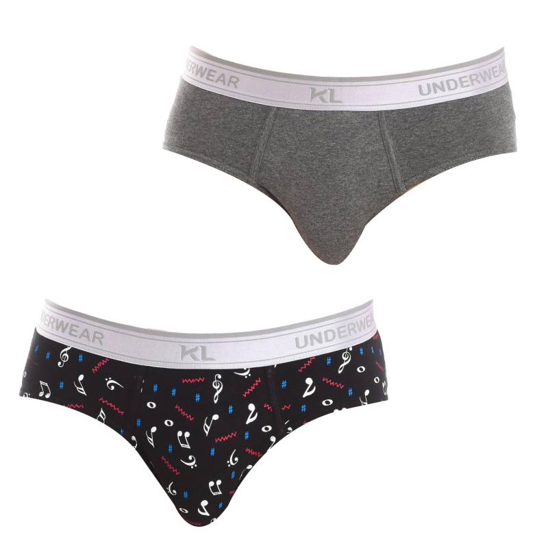 Pack-2 Basic Slips atmungsaktives Gewebe KL2014 Herren Slips Premium Baumwolle Slips Herren Slips Herren Slips L schwarz von Joom DACH