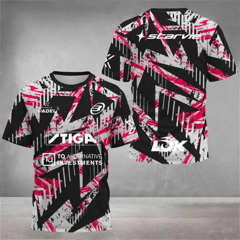 Padel Trikot Atmungsaktiv Schnelltrocknend Tennis Kurzarm T-Shirt Groß Herren Sport Fitness Top Locker Schweißableitend Freizeitshirt L Padel Trikot Atmungsaktiv Schnelltrocknend Tennis Kurzarm T-Shirt Groß Herren Sport Fitness Top Locker Schweißableitend Freizeitshirt L von Joom DACH
