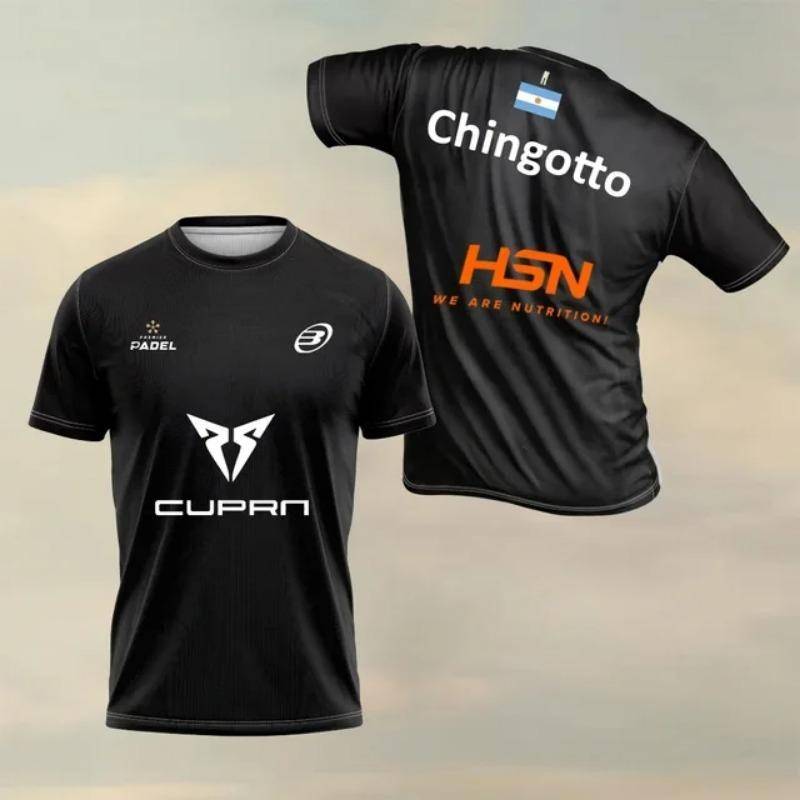 Padel Wear Sporttrikot Herren T-Shirt Damen Fitness Schnelltrocknende Tops Atmungsaktives Sommer-T-Shirt Padel Kurzarm Herrenkleidung M von Joom DACH