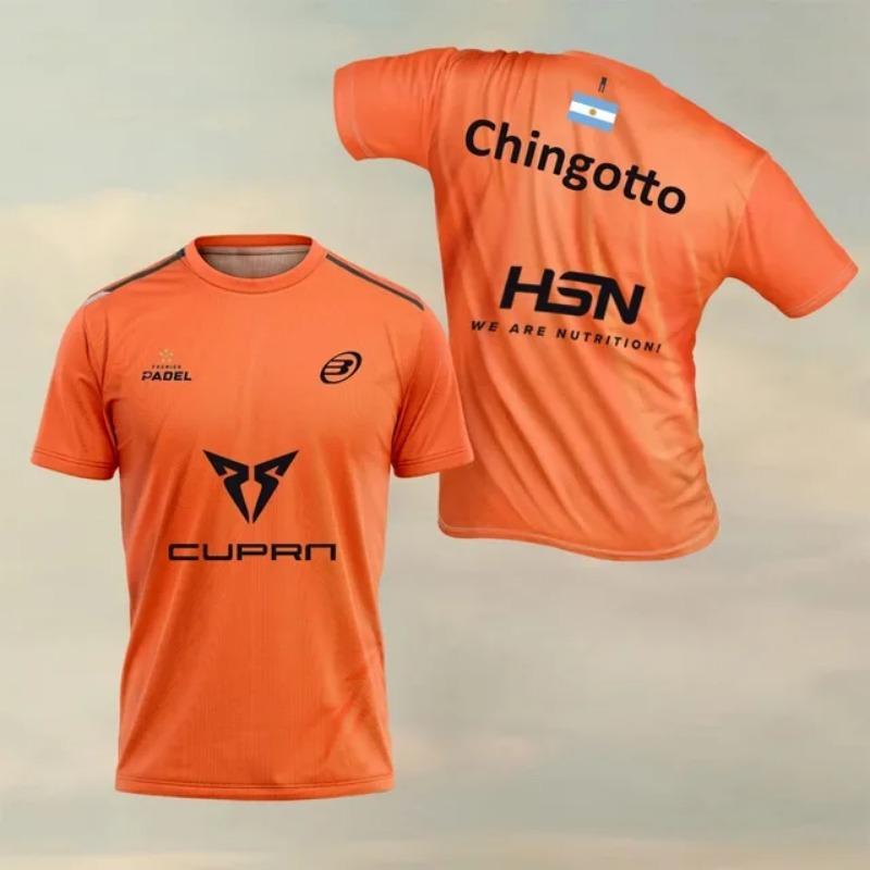 Padel Wear Sporttrikot Herren T-Shirt Damen Fitness Schnelltrocknende Tops Atmungsaktives Sommer-T-Shirt Padel Kurzarm Herrenkleidung M von Joom DACH