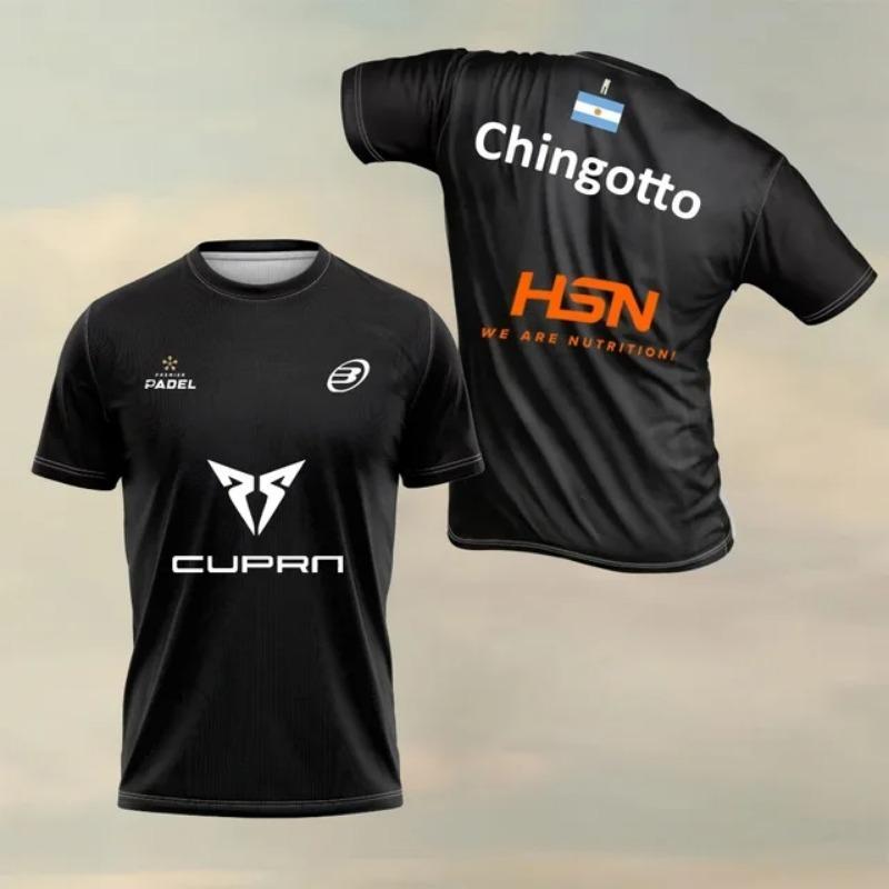 Padel Wear Sporttrikot Herren T-Shirt Damen Fitness Schnelltrocknende Tops Atmungsaktives Sommer-T-Shirt Padel Kurzarm Herrenkleidung S von Joom DACH