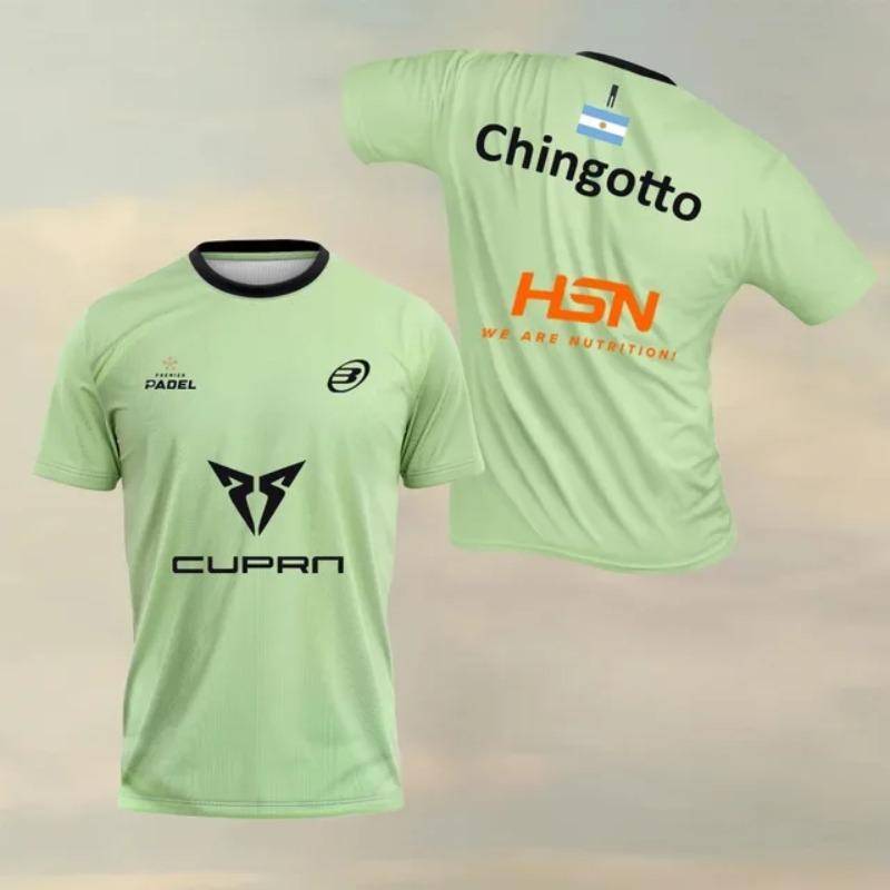 Padel Wear Sporttrikot Herren T-Shirt Damen Fitness Schnelltrocknende Tops Atmungsaktives Sommer-T-Shirt Padel Kurzarm Herrenkleidung S von Joom DACH