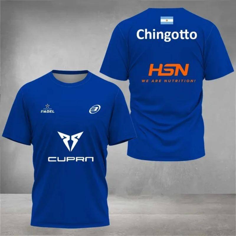 Padel Wear Sporttrikot Herren T-Shirt Damen Fitness Schnelltrocknende Tops Atmungsaktives Sommer-T-Shirt Padel Kurzarm Herrenkleidung S von Joom DACH