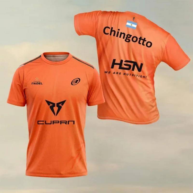 Padel Wear Sporttrikot Herren T-Shirt Damen Fitness Schnelltrocknende Tops Atmungsaktives Sommer-T-Shirt Padel Kurzarm Herrenkleidung XL von Joom DACH