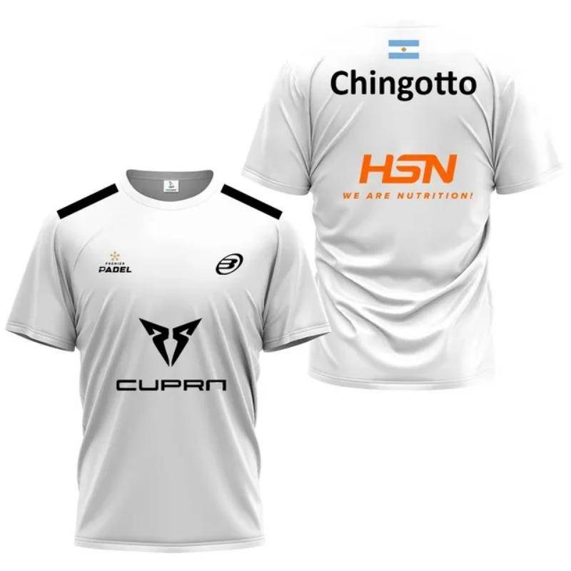 Padel Wear Sporttrikot Herren T-Shirt Damen Fitness Schnelltrocknende Tops Atmungsaktives Sommer-T-Shirt Padel Kurzarm Herrenkleidung XL von Joom DACH