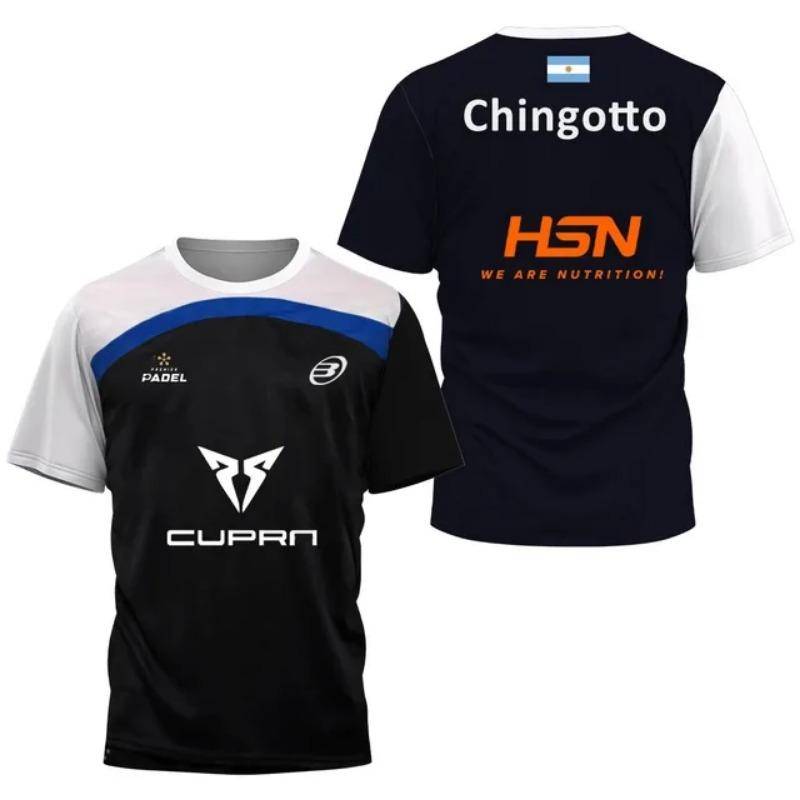 Padel Wear Sporttrikot Herren T-Shirt Damen Fitness Schnelltrocknende Tops Atmungsaktives Sommer-T-Shirt Padel Kurzarm Herrenkleidung XS von Joom DACH