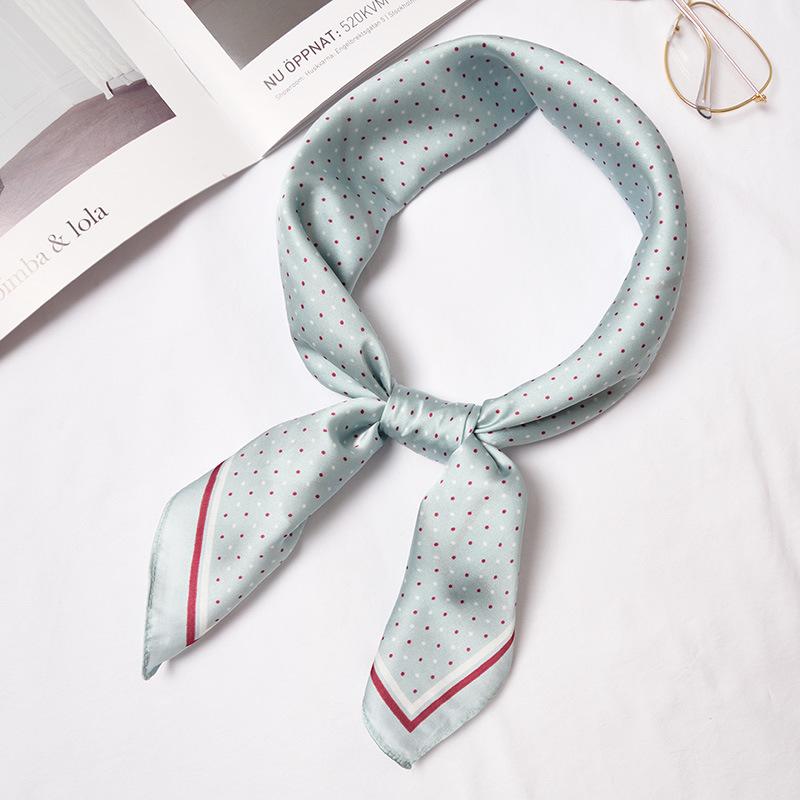 Paisley-Druck, Halstuch, Taschenschals, Damen, 70 x 70 cm, kleine Tücher, Wickeltücher, Satin-Halstücher für Damen von Joom DACH