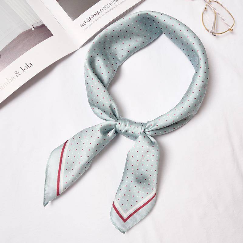 Paisley-Druck, Halstuch, Taschenschals, Damen, 70 x 70 cm, kleine Tücher, Wickeltücher, Satin-Halstücher für Damen von Joom DACH