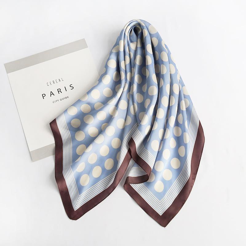 Paisley-Druck, Halstuch, Taschenschals, Damen, 70 x 70 cm, kleine Tücher, Wickeltücher, Satin-Halstücher für Damen von Joom DACH