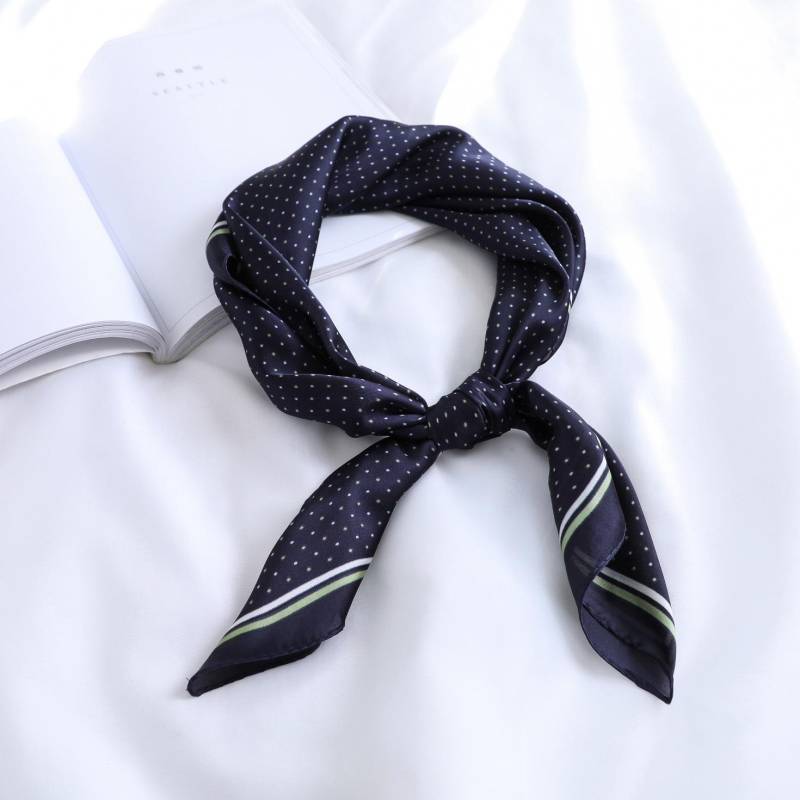 Paisley-Druck, Halstuch, Taschenschals, Damen, 70 x 70 cm, kleine Tücher, Wickeltücher, Satin-Halstücher für Damen von Joom DACH