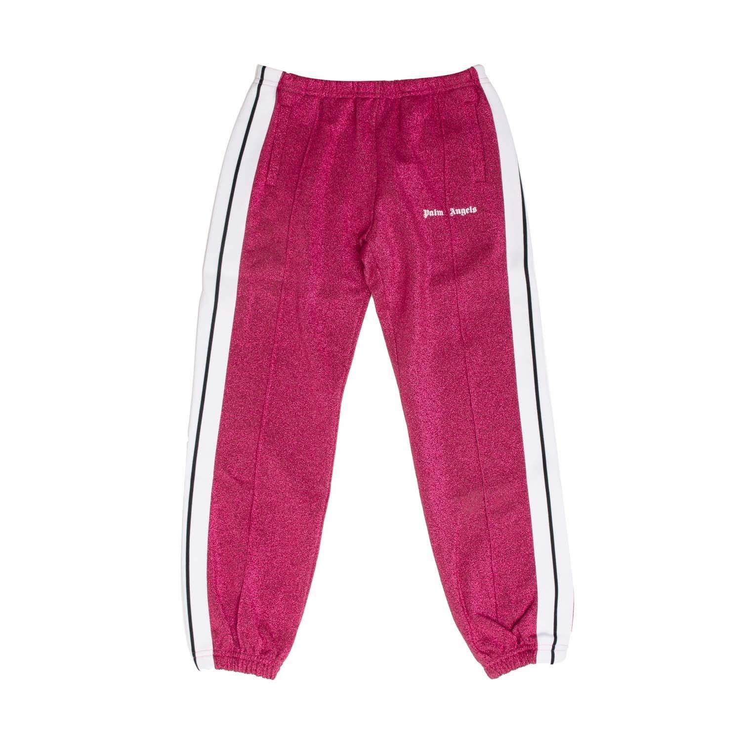 Palm Angels Kinder/Kinder Lurex Logo Trainingshose 8 Years weiß/rosa von Joom DACH