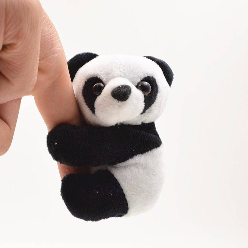 Panda-Plüschpuppe, 10 cm, Panda-Clip, Tier, lustiges Spielzeug, Plüsch-Lesezeichen von Joom DACH
