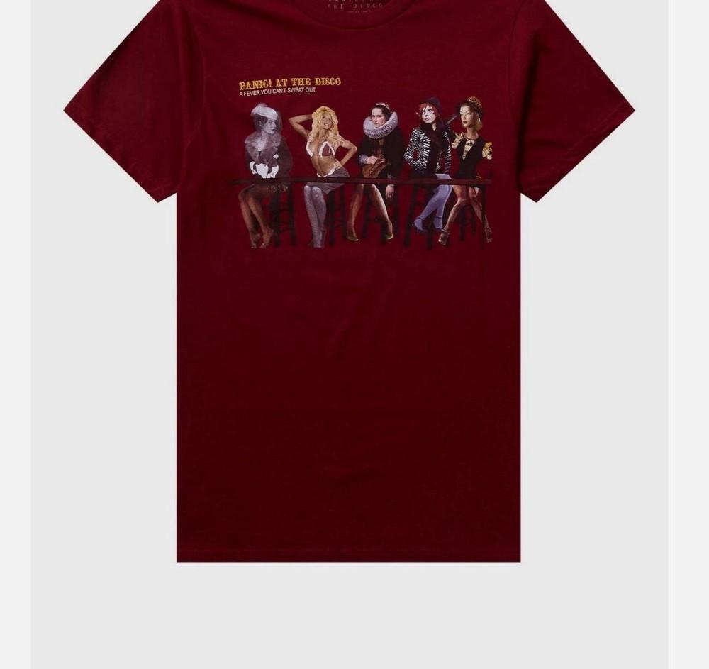 Panik! At The Disco Fever Can't Sweat Out Boyfriend Fit Mädchen T-Shirt Nachdruck S von Joom DACH